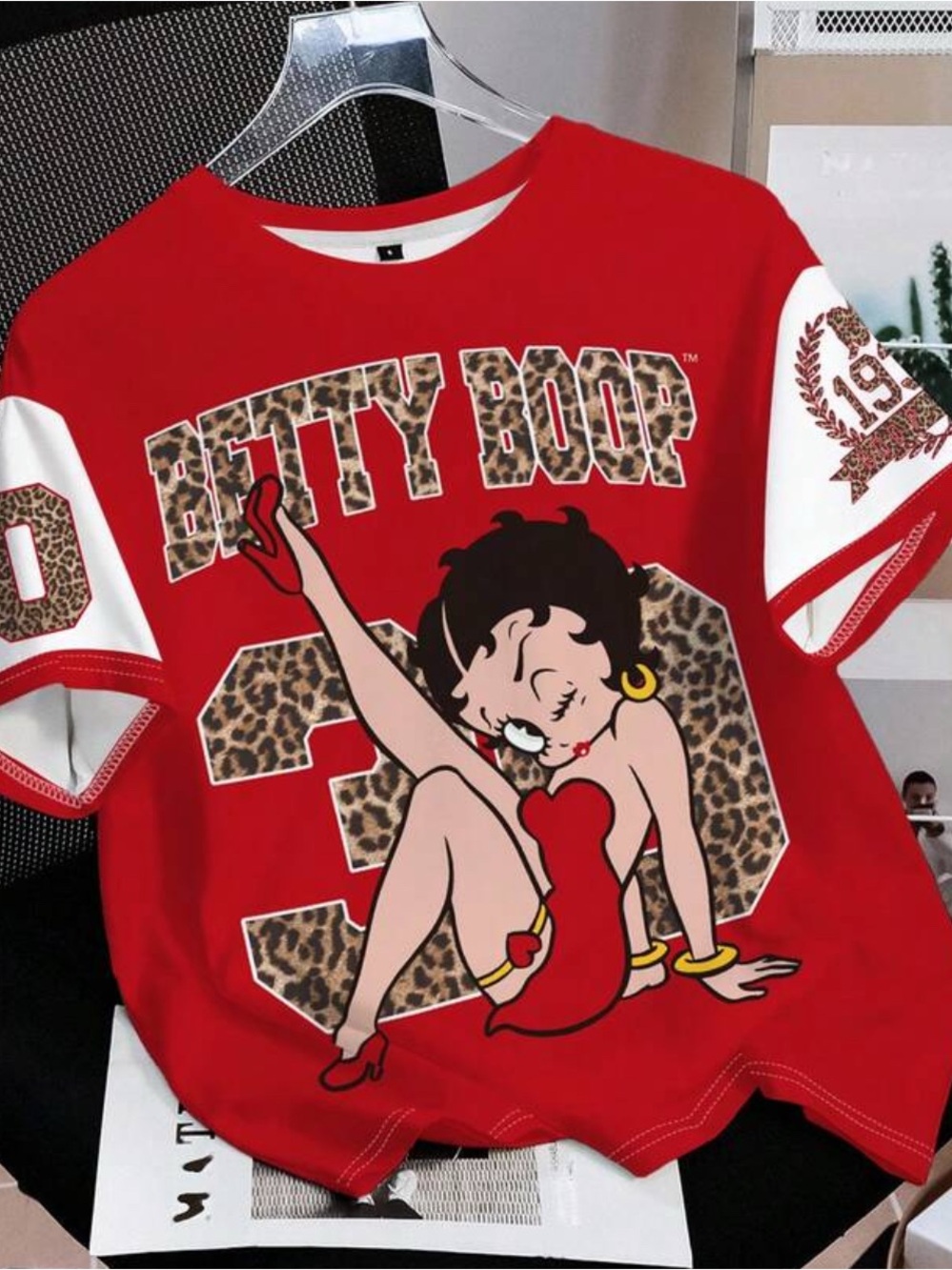 Betty Boop Red Graphic Tee